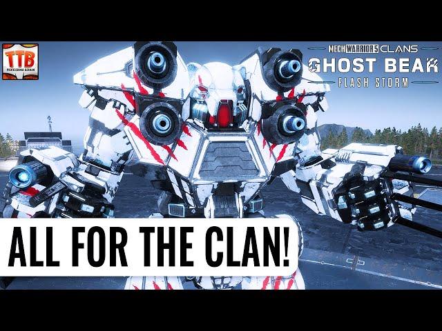 What A Heroic Stand... THIS IS CLAN GHOST BEAR! - 11 Ghost Bear Flash Storm - Mechwarrior 5 Clans