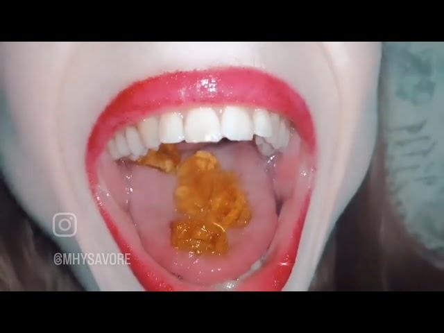 red lips mouth gummy bear vore