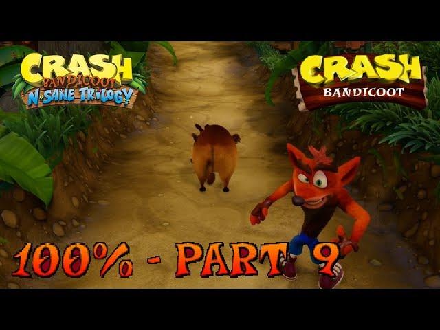 Crash Bandicoot - N. Sane Trilogy - 100% Walkthrough, Part 9: Hog Wild (Gem)