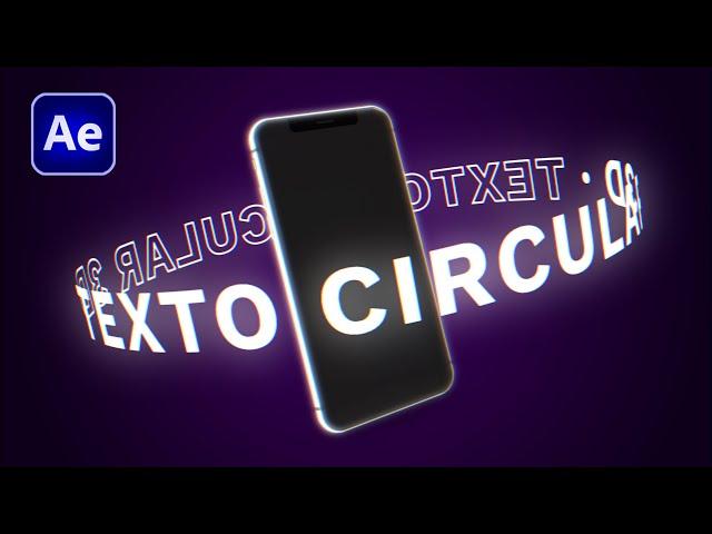  Animate CYLINDER TEXT 3D in After Effects