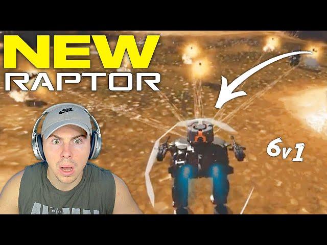 NEW Raptor Robot Gameplay Reveal... This Is REAL + New Behemoth Pilot | War Robots