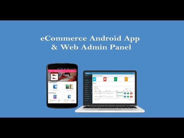 eCommerce android app with web admin panel- Admin Panel Demo