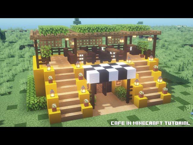 Minecraft cafe - Build tutorial