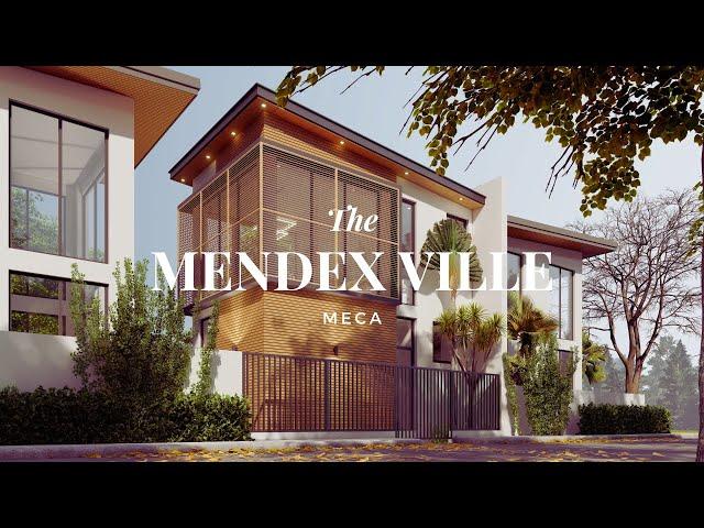 MENDEZ VILLE- 6.8m x 4m Low Density Residential Design | Sketchup + Lumion Visualization