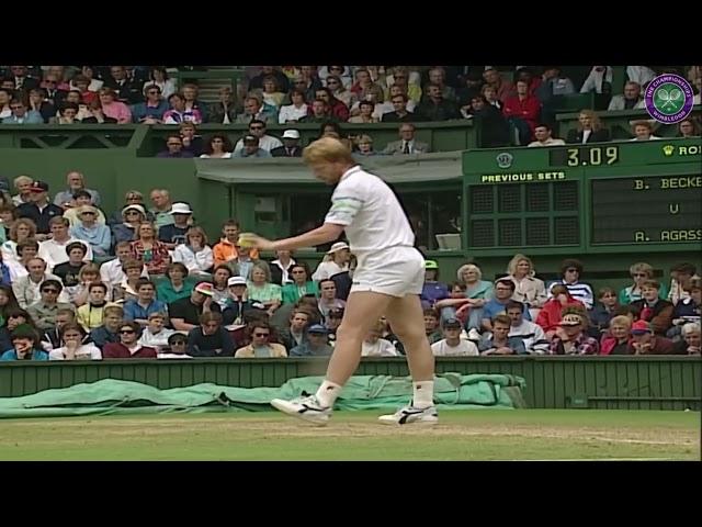 Boris Becker Jockstrap Lines Showing Through Shorts - Wimbledon 1992