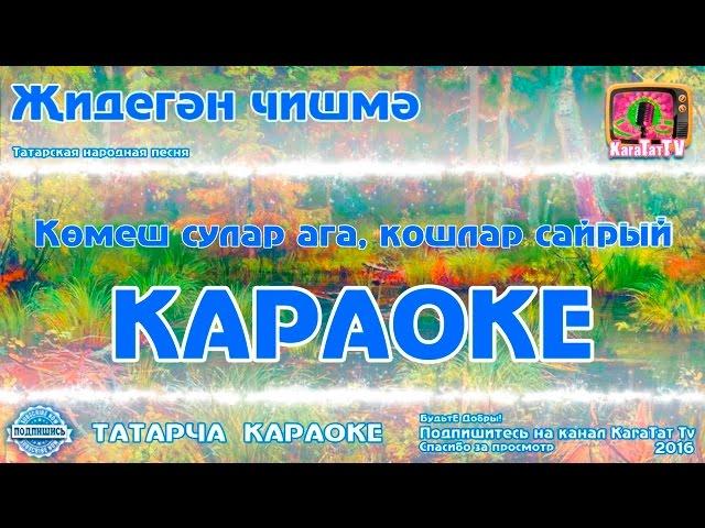 Караоке - "Жидегэн чишмэ"  Татарча жырлар | Татарская народная песня KaraTatTv