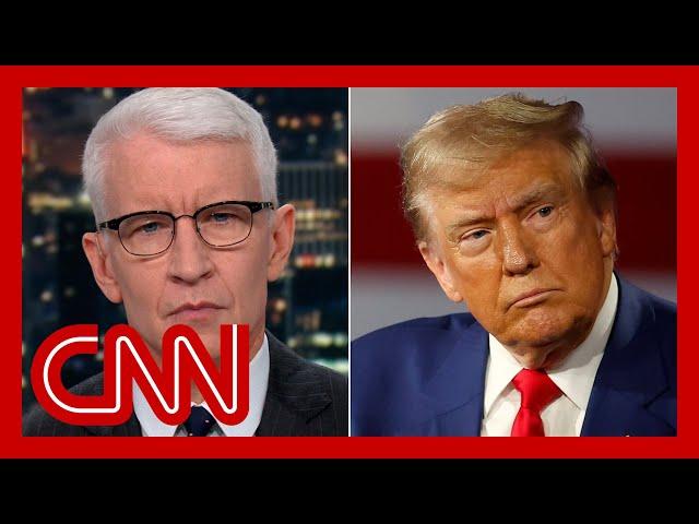 ‘Demonstrably false’: Anderson Cooper directly rebukes Trump’s comments about him