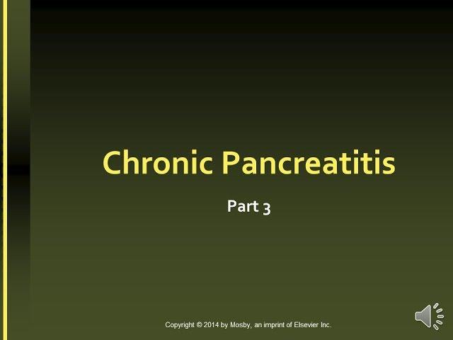 Chronic Pancreatitis