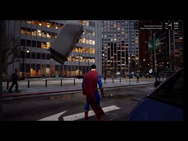 A Superman Flying Experience. A fan made open world PHOTO REALISTIC Superman game/ demo.