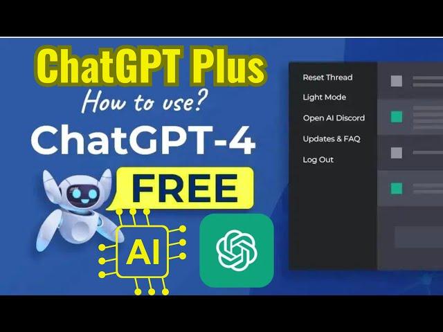 How to Use GPT 4 Free  Without ChatGPT Plus