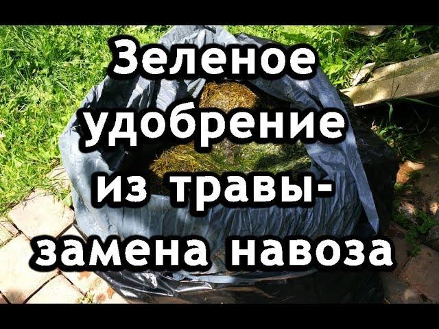 Зеленое удобрение из травы - замена навоза. Органическое удобрение