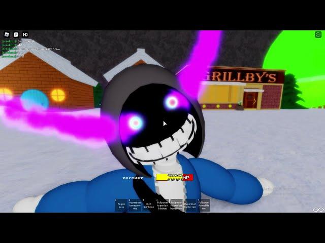 HyperDust Sans lv.99 Showcase (Undertale au's fight [Dust rework])