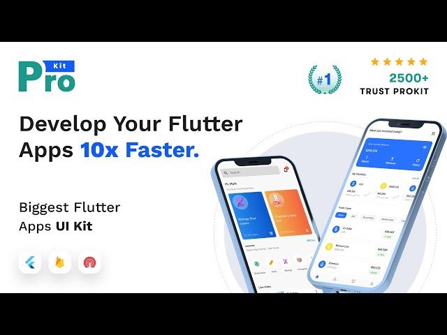 Introducing Prokit - The Biggest Flutter UI Kit Ever for Fast Mobile App Development | Iqonic Design