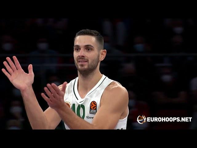 Baskonia Vitoria-Gasteiz-Panathinaikos OPAP Athens 81-79: Ioannis Papapetrou (22 points)