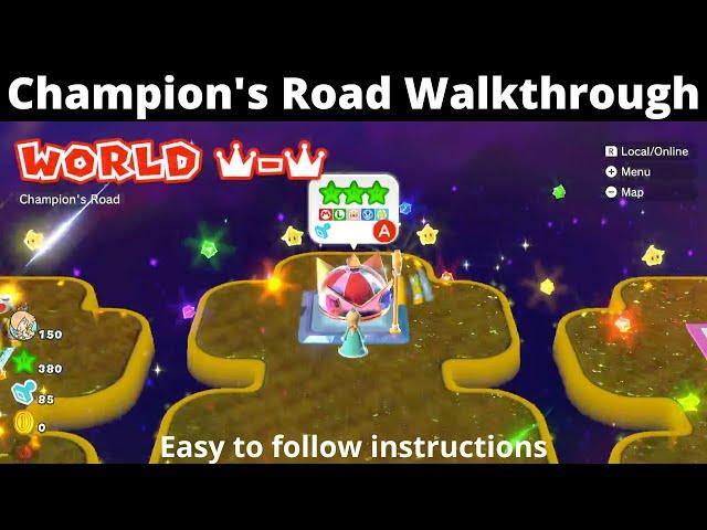 Super Mario 3D World - Champion's Road Walkthrough - Easy to Follow Instructions - Easy Method