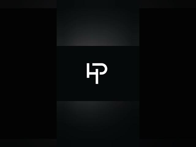 Logo name HP. comment your names! #logo #graphicdesigner #logoname #ytshorts #trending #viral