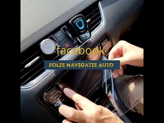 Aplicare folii de protectie display #Navigatie #Auto FoliaTa