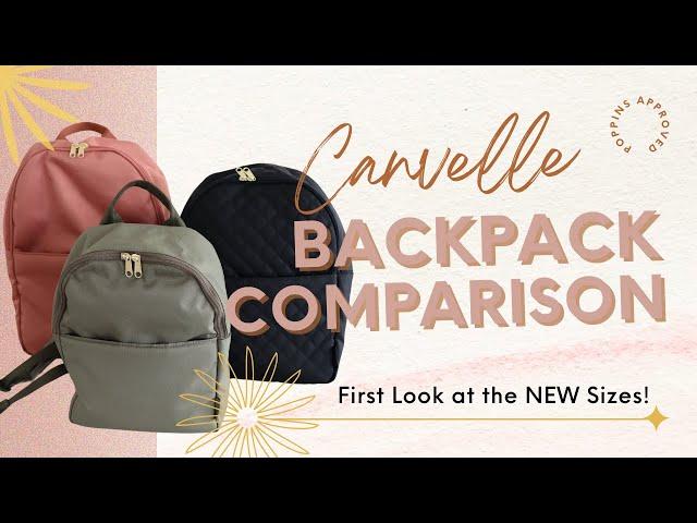 Canvelle Backpack Comparison | NEW Sizes!