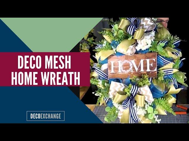 DIY Easy Deco Mesh Home Wreath | Everyday Wreath Idea | DecoExchange Tutorial