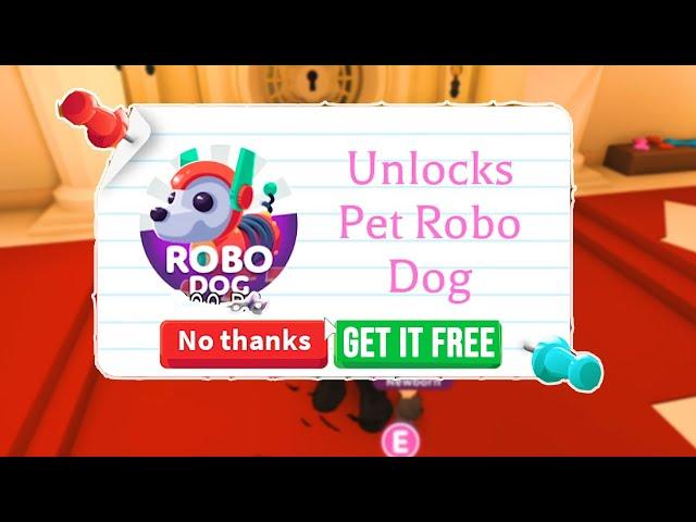 How to GET a FREE ROBO DOG in Adopt Me