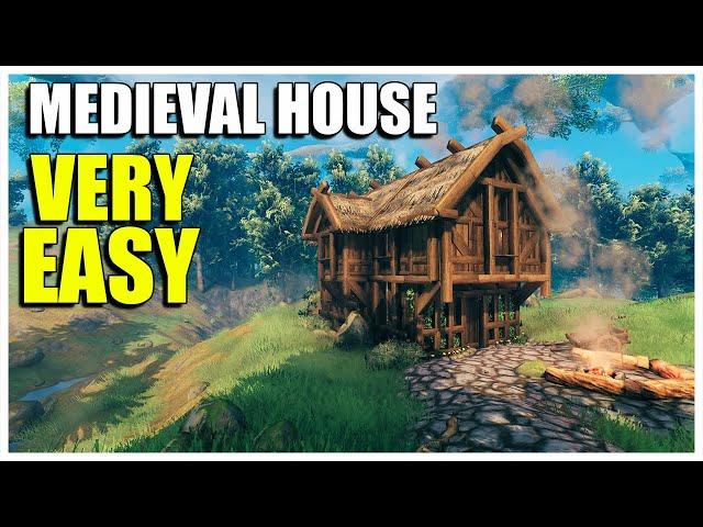 VALHEIM Mistlands- Simple Beginner Medieval House- Build Guide