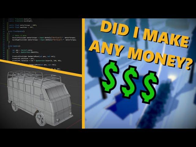 How I made my FIRST GAME and how much MONEY I made - Devlog