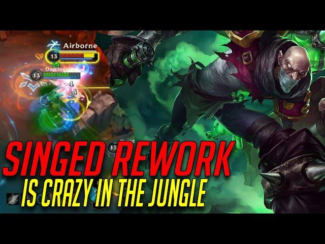 WILD RIFT SINGED REWORK IS BROKEN - NEW SINGED JUNGLE BUILD IS CRAZY