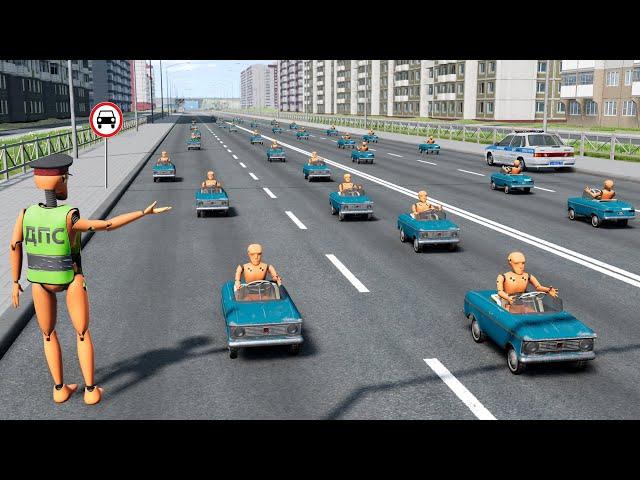 ГОРОД ДЛЯ ДЕТЕЙ! ВЗРОСЛЫМ ВЬЕЗД ВОСПРЕЩЕН | BeamNG.drive