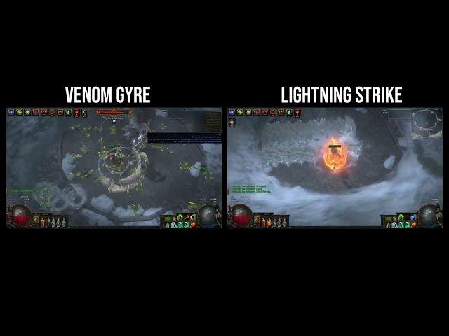 Lightning Strike vs Venom Gyre on accuracy stacking Jugg