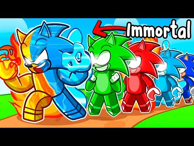 Sonic's BIRTH to ELEMENTAL in Roblox!