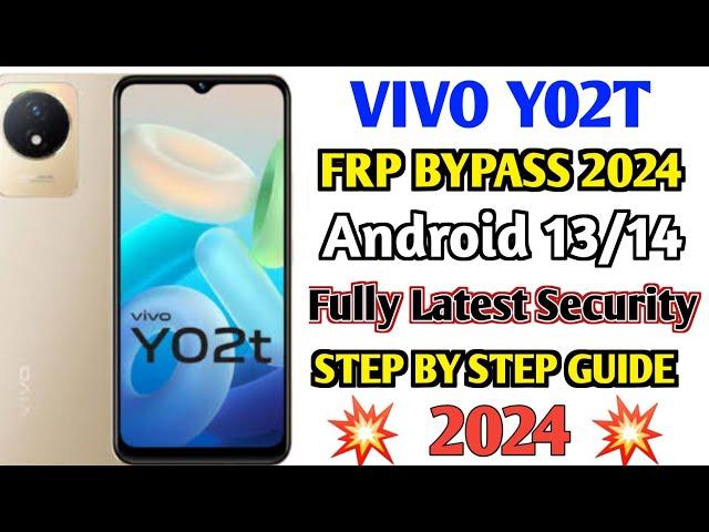 Vivo Y02t Frp Bypass Android 13/12 2024 | Vivo Y02t Frp bypass Without pc | Vivo Y02t Frp Bypass