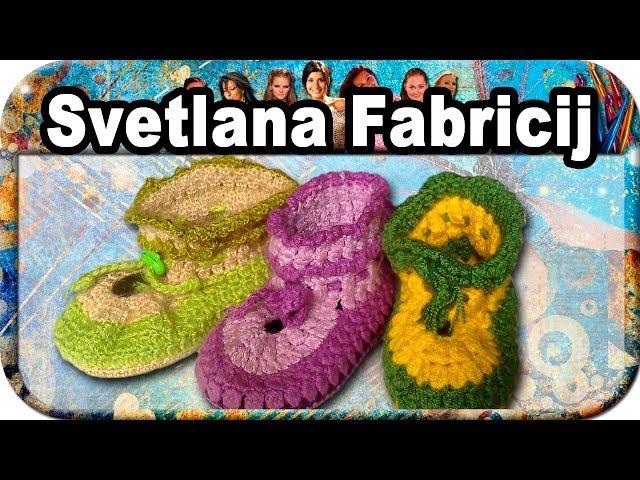  Пинетки, вязание крючком для начинающих, crochet.