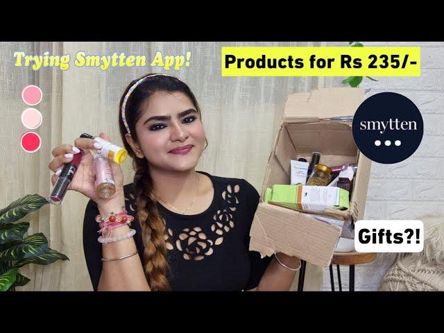Trying Smytten App for the First Time!  | Products for Rs 235/- |