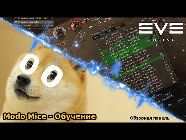 Eve online - Настройка обзорной панели