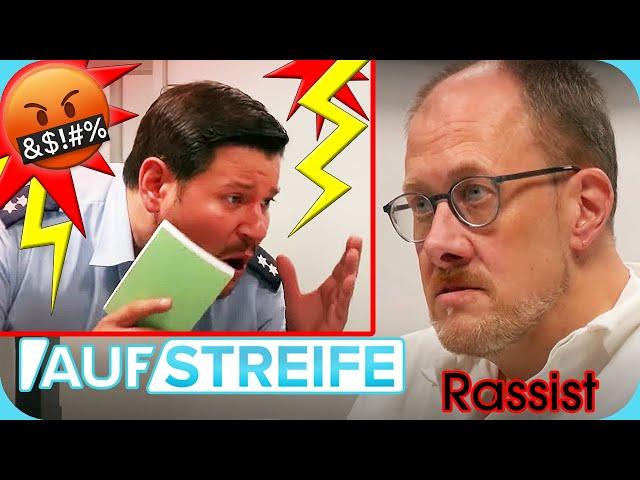 "So ein BULLSHIT!" Paul Richter rastet wegen rassistischem Mann aus  | Auf Streife | SAT.1