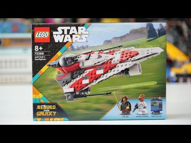 LEGO Star Wars 75388 Jedi Bob's Starfighter - LEGO Speed Build Review