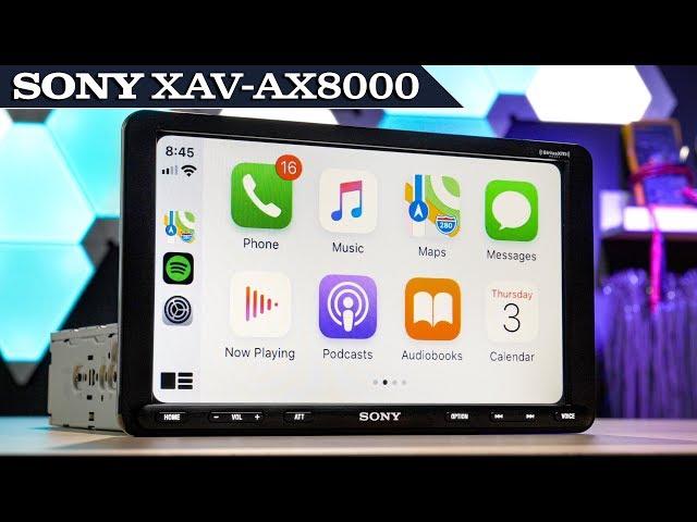 Sony XAV-AX8000 - The FULL REVIEW! 8.95" Single DIN with Apple Carplay and Android Auto