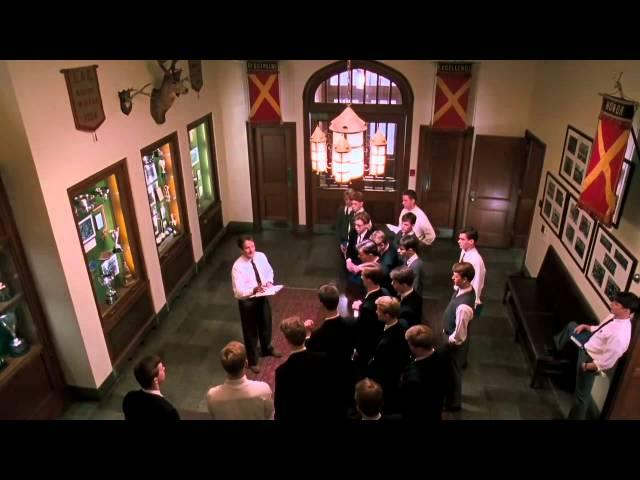 Dead Poets Society - Mr  Keating's First Class (carpe diem lecture)