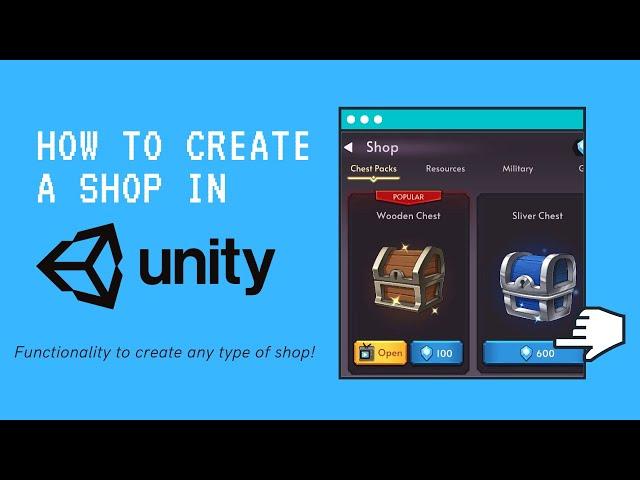 Shop Tutorial Unity - [2021]