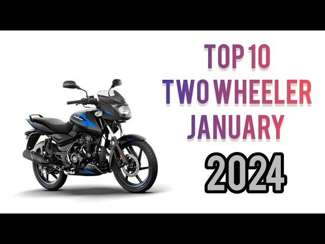 Top 10 best selling two wheeler January 2024  best selling two wheeler 