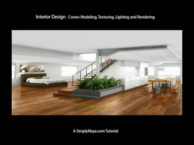 Interior Design Maya 2008 SimplyMaya Tutorial