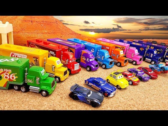 Сюрпризы MINI CARS3 | Игрушечные машинки с Транспортировщиками Мак | Видео для детей