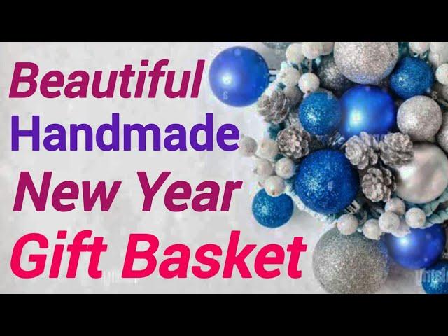 New year Gift Basket Making Craft || New Year Gift Basket Ideas || Best Out Of Waste New Year Craft