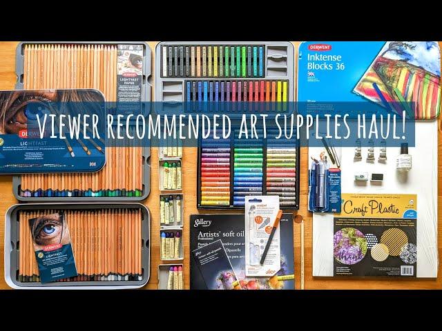 Big Jackson's & Amazon Art Haul: Schmincke, Derwent Lightfast, Inktense, Roman Szmal, Sennelier etc.