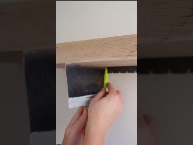 Tip on installing floating shelves with a metal bracket