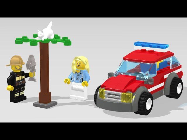 LEGO City 60001 Fire Chief Car. Review & Speed Build