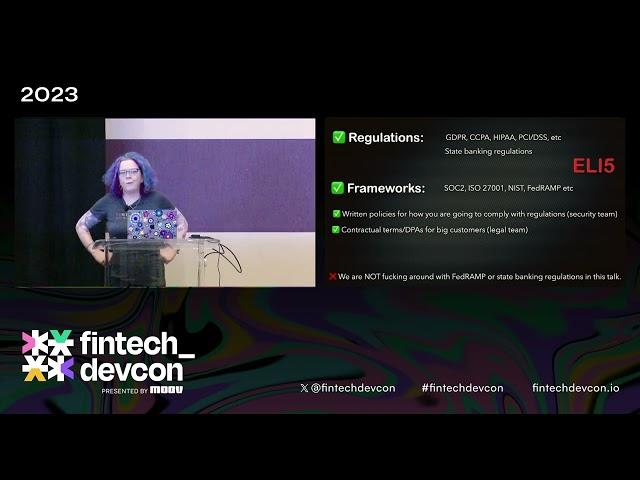 fintech_devcon 2023 | Compliance standards should be modern development practices w/ Charity Majors