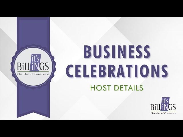 Business Celebration Host Video