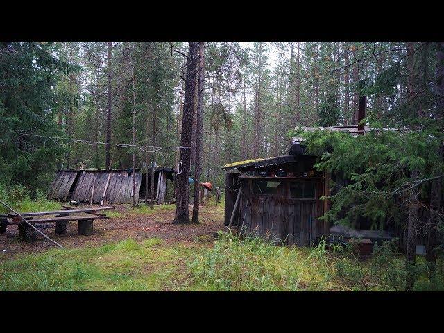 10 дней один в глухой тайге. Одиночный поход по таёжным рекам. Старая лесная изба. Часть 1