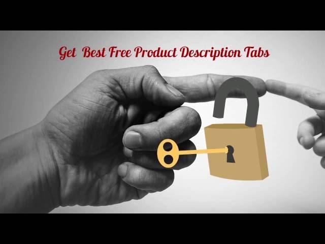 Product Description Tabs Widget